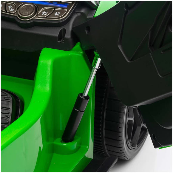 Lamborghini Revuelto Licensed Ride on 12V Remote Control Power Battery Car With Scissor door – Green - RnR Galore