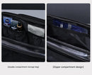 Large Capacity PU Leather Toiletry Bag - Multi - Compartment Dopp Kit & Cosmetic Organizer(Tan) - RnR Galore