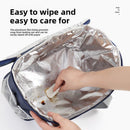 Large Insulated Cooler Bag Thermal Lunch Tote 16L Capacity with Adjustable Shoulder Strap for Picnics Camping & Work Pink - RnR Galore