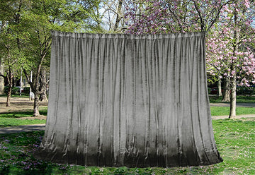 Large Thick Velvet Curtains Warp Knitted Velvet 540x270cm+Hooks Pinch Pleat Grey - RnR Galore