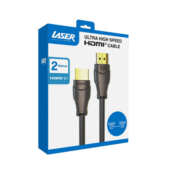 Laser Ultra High Speed HDMI Cable 8K 2M - RnR Galore