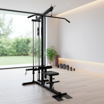 Lat Pulldown Low Row Fitness Machine – Home Gym Strength Trainer - RnR Galore