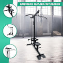 Lat Pulldown Low Row Fitness Machine – Home Gym Strength Trainer - RnR Galore