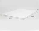 Laura Hill High Density Mattress Foam Topper 7cm - King Single - RnR Galore