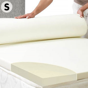 Laura Hill High Density Mattress Foam Topper 7cm - Single Size Bed - RnR Galore