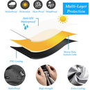 Lawn Mower Cover Lawn Tractor Cover Waterproof Heavy Duty 420D Polyester UV Protection - RnR Galore
