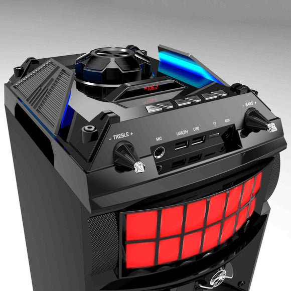 LED Stage Lights Portable Wireless Streaming Speaker with 80W RMS - RnR Galore
