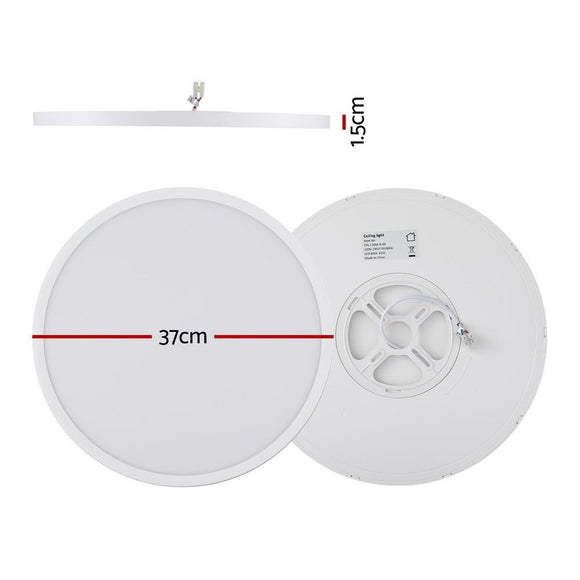 Leier Ceiling Light LED Round 42W Ultra - THIN 5CM Oyster Lamp Modern Cool/Warm - RnR Galore