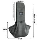 Light Grey Adjustable Pet Carrier Sling Bag - Comfortable Wide Shoulder Strap Crossbody Tote for Cats and Small Dogs (Up to 13 lbs) - RnR Galore