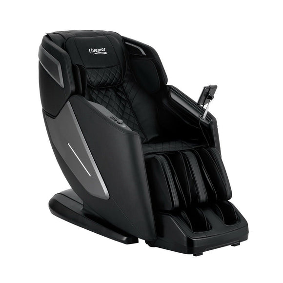 Livemor 4D Massage Chair Electric Recliner Home Massager Black - RnR Galore