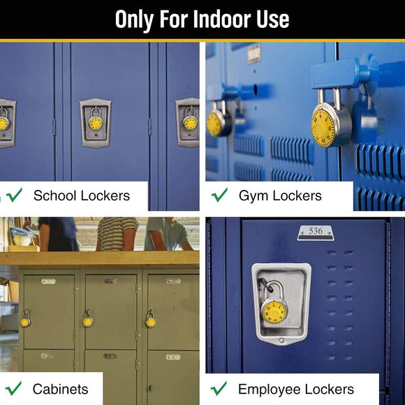 Lock Dial Combination Lock Gym Sports Locker Toolbox Case School Portable Fences - RnR Galore