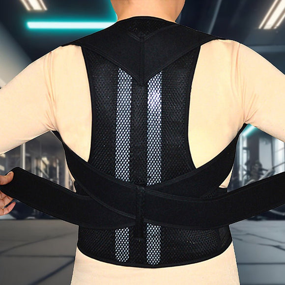 Lower Back Brace Unisex Posture Corrector Lumbar Support - Medium - RnR Galore