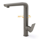 Luxury Gun Metal Round Kitchen Mixer Sink Tap Swivel Laundry Faucet Spout WELS - RnR Galore