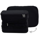 M Black Durable & Expandable Travel Packing Cube - Tear - Resistant & Water - Repellent Clothing Organizer with Double Zippers - RnR Galore