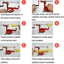 Manual Spiral Potato Slicer Twister Cutter Machine for Tornado Chips and Vegetables - RnR Galore