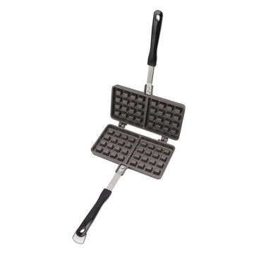 Manual Waffle Maker - Double Nonstick Aluminum Alloy Waffle Mold for Hash Browns, Pancakes - RnR Galore
