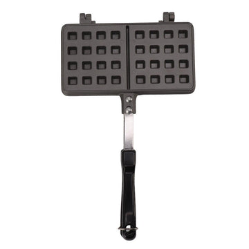 Manual Waffle Maker - Double Nonstick Aluminum Alloy Waffle Mold for Hash Browns, Pancakes - RnR Galore