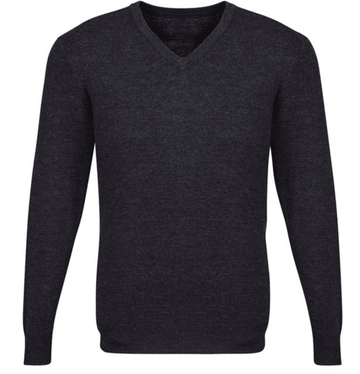 Mens Advatex Varesa Wool Pullover Jumper Cardigan V Neck - Charcoal - XXL - RnR Galore