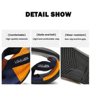 Men's Flip Flops with EVA - PVC Dual Sole, Black for Comfort & Style for Summer Beach & Daily Wear(39) - RnR Galore