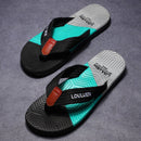 Men's Flip Flops with EVA - PVC Dual Sole, Black for Comfort & Style for Summer Beach & Daily Wear(39) - RnR Galore