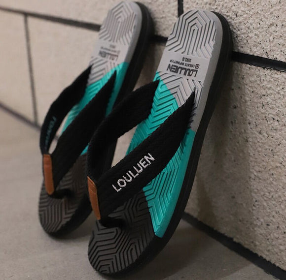 Men's Flip Flops with EVA - PVC Dual Sole, Black for Comfort & Style for Summer Beach & Daily Wear(42) - RnR Galore