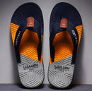 Men's Flip Flops with EVA - PVC Dual Sole, Blue for Comfort & Style for Summer Beach & Daily Wear(45) - RnR Galore