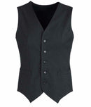 Mens Peaked Vest Waistcoat w/ Knitted Back Suit Formal Wedding Dress Up - Charcoal - 127 - RnR Galore