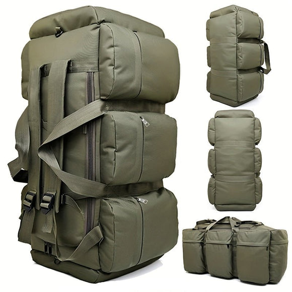 Military Duffel Backpack 80L Outdoor Travel Bag - RnR Galore