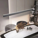 Modern Minimalist Trapezoid Pendant Light Adjustable LED Bar Light Black - RnR Galore