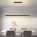 Modern Minimalist Trapezoid Pendant Light Adjustable LED Bar Light White - RnR Galore