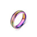 Mood Colour Changing Ring Temperature Sensitive Stainless Steel US Size 8 - Rose Gold - RnR Galore