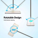 Mop Bucket Wet Dry Rinse Wash 360 Rotating Squeeze Flat Floor Cleaner with Pads - RnR Galore