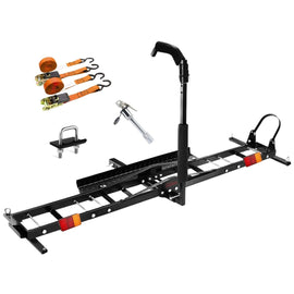Motorcycle Motorbike Carrier Rack Towbar Arm Rack Dirt Bike Ramp Brake Lights - RnR Galore