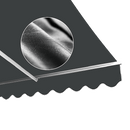 Motorised Outdoor Folding Arm Awning Retractable Sunshade Canopy Grey 3.0m x 2.5m - RnR Galore