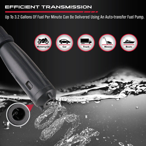 Multipurpose Fuel Transfer Pump Battery Powered Gasoline Hose Transfer Pump Au - RnR Galore