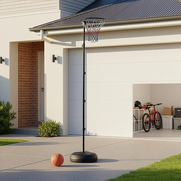 Netball Ring with Stand Portable Pole Height Adjustable - RnR Galore