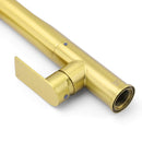 NEW ARRIVAL WELS Brushed Gold Round Kitchen Mixer Sink Tap Laundry Faucet Spout - RnR Galore