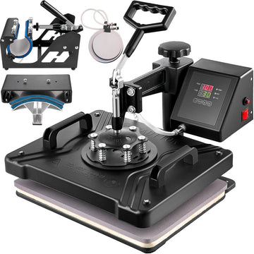 New Digital Clamshell 12" X 15" (29 X 38cm) Heat Transfer Press T-Shirt Sublimation Machine - RnR Galore