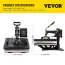 New Digital Clamshell 12" X 15" (29 X 38cm) Heat Transfer Press T-Shirt Sublimation Machine - RnR Galore