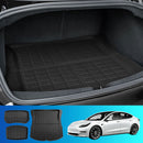 NEW Tesla Model 3 Highland 2024 Boot Liner Rear Frunk Cargo Trunk Mats Weisshorn - RnR Galore