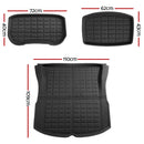 NEW Tesla Model 3 Highland 2024 Boot Liner Rear Frunk Cargo Trunk Mats Weisshorn - RnR Galore