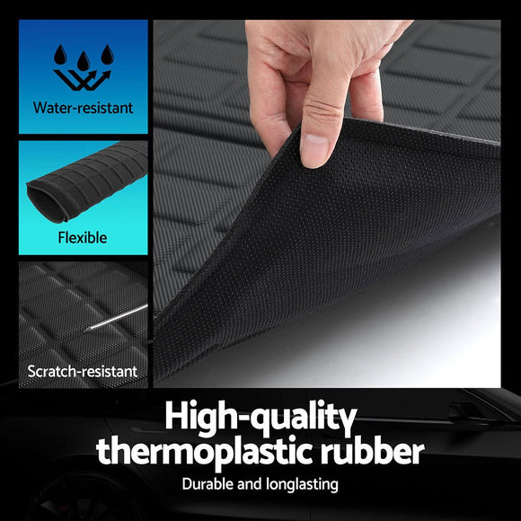 NEW Tesla Model 3 Highland 2024 Boot Liner Rear Frunk Cargo Trunk Mats Weisshorn - RnR Galore