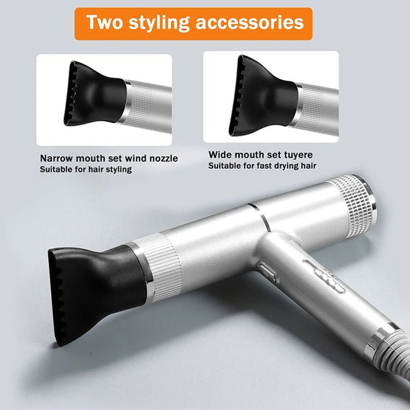 NNEOBA Strong Wind Hair Dryer with Blue Light & Anion Technology - RnR Galore