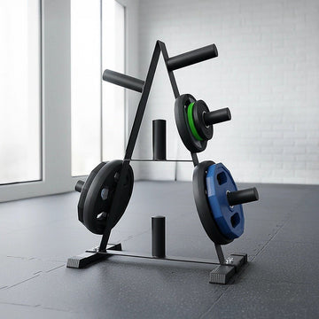 Olympic Weight Plate Storage Rack 250kg Capacity - RnR Galore