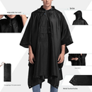Orange 3 - in - 1 Multifunctional Outdoor Rain Poncho - Ground Mat & Shelter - Lightweight & Waterproof for Hiking & Camping - RnR Galore