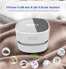 Orange Rechargeable Cordless Mini Desktop Vacuum - Portable Handheld Cleaner for Desk, Keyboard, Crumb & Dust - RnR Galore