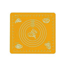 Orange Reusable Non - Stick Silicone Rolling Dough Mat Cake Pastry Baking Fondant Sheet - 29*26cm - RnR Galore