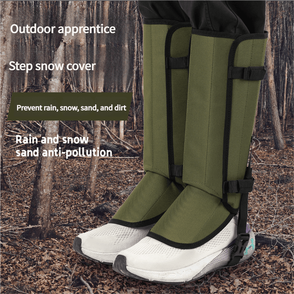 Outdoor Anti - Snake Bite Leg Guards - Hiking Camping Knee Protectors, Snow Shoe Covers, Leg Sleeves, Black - RnR Galore