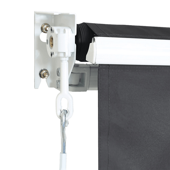 Outdoor Folding Arm Awning Retractable Sunshade Canopy Grey 4.0m x 3.0m - RnR Galore