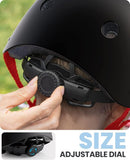 OutdoorMaster Youth & Kids Bike Helmet - Adjustable Multi - Sports Skateboard Helmet with Removable Liners for Balance Bike, Toddler Scooter, One Wheel Hoverboard - Black Red - Medium - RnR Galore